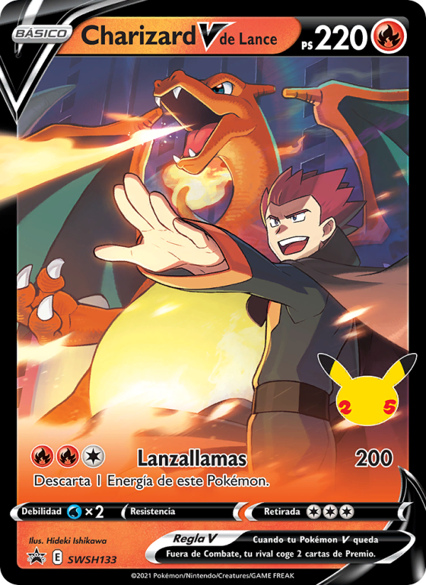 Charizard V de Lance