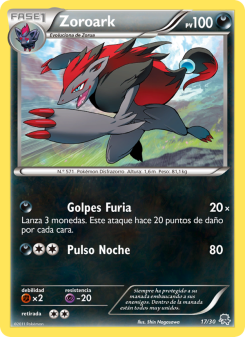 Zoroark from Kit de Entrenador XY (Pikachu Enmascarada)