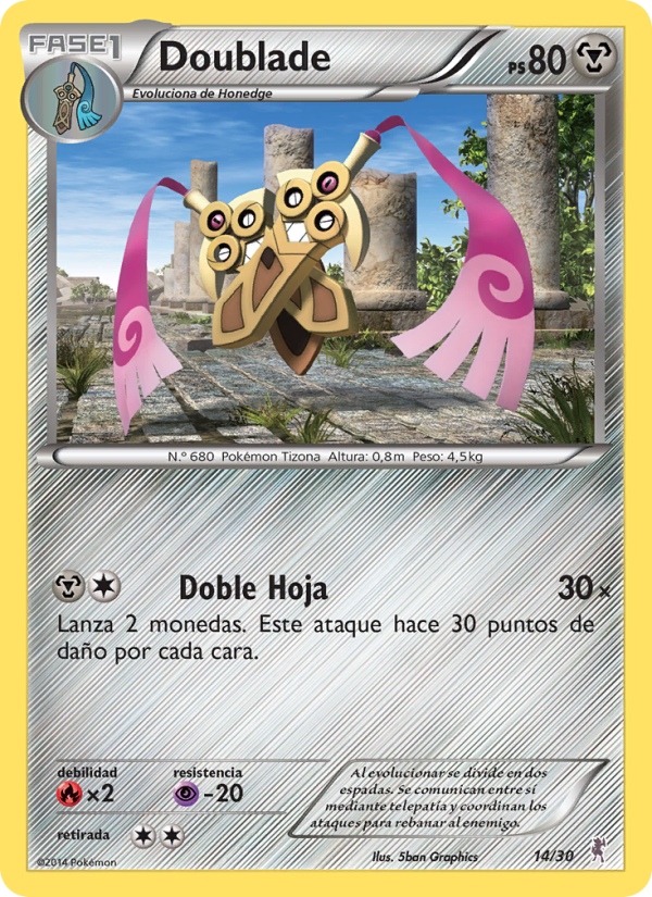 Doublade from Kit de Entrenador XY (Bisharp)