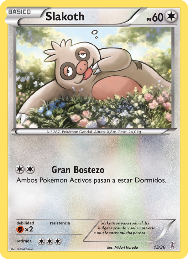 Slakoth from Kit de Entrenador XY (Bisharp)