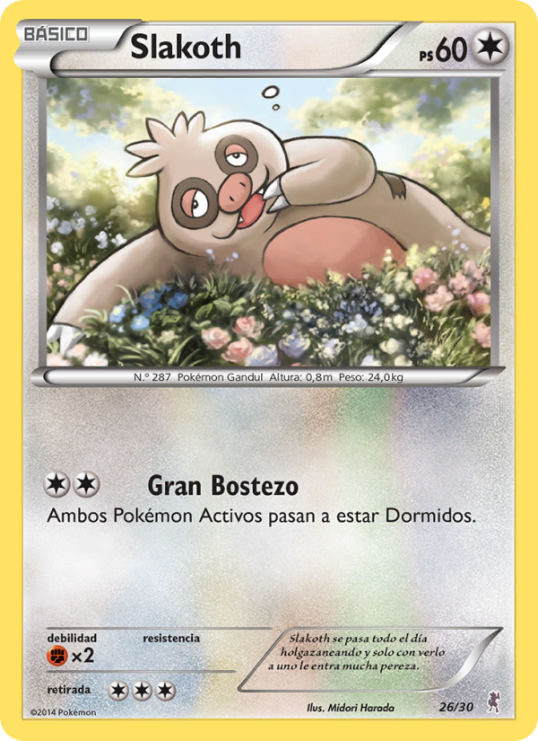 Slakoth from Kit de Entrenador XY (Bisharp)