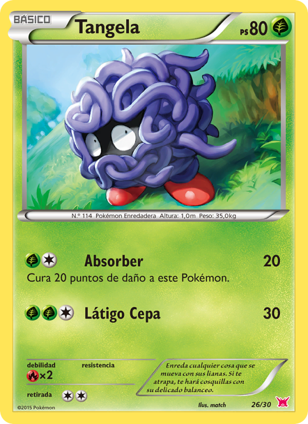 Tangela from Kit de Entrenador XY (Latias)