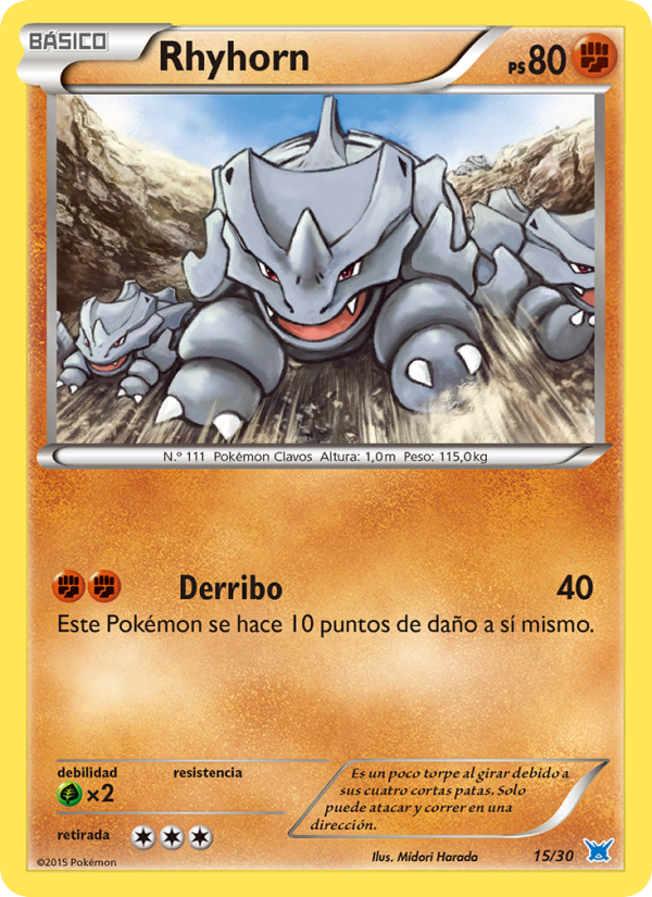 Rhyhorn from Kit de Entrenador XY (Latios)
