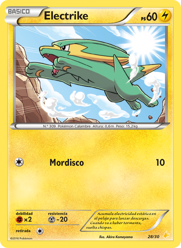 Electrike from Kit de Entrenador XY (Pikachu Enmascarada)