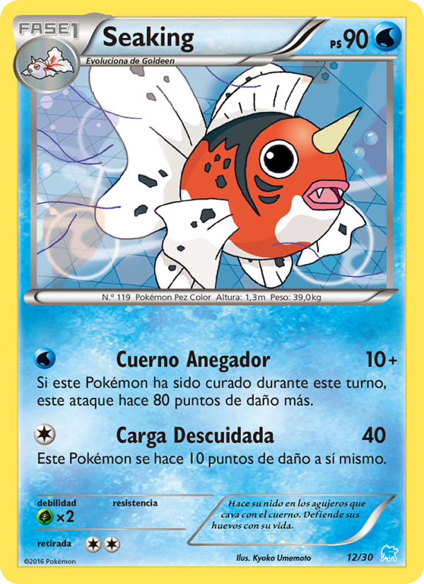Seaking from Kit de Entrenador XY (Suicune)