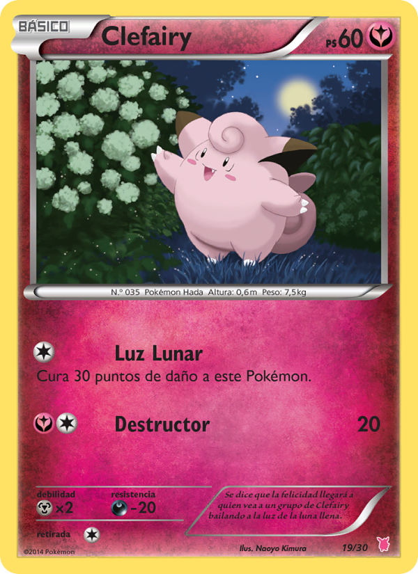 Clefairy from Kit de Entrenador XY (Wigglytuff)