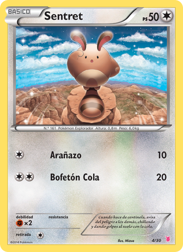 Sentret from Kit de Entrenador XY (Wigglytuff)