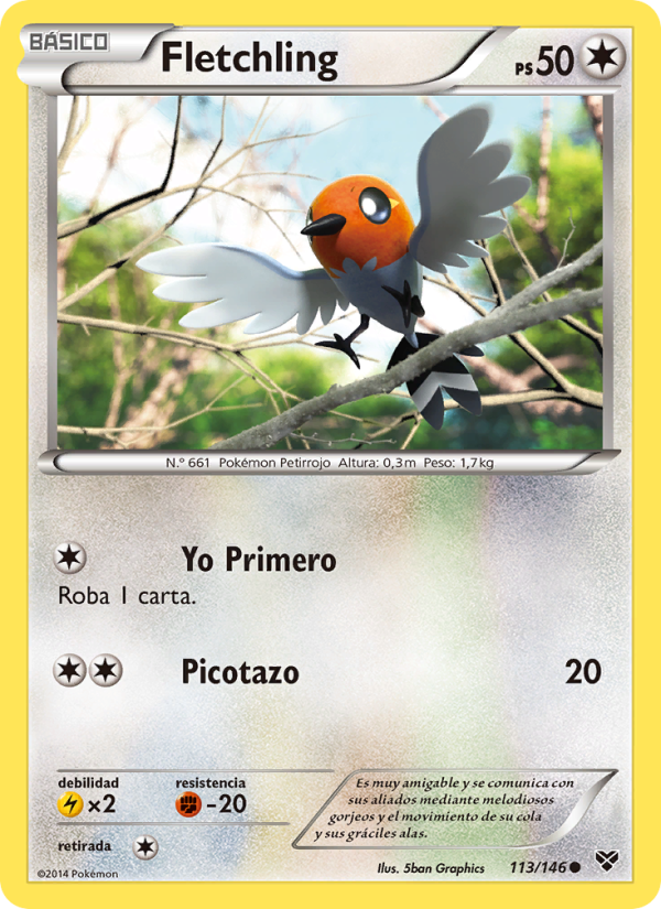 Fletchling from XY