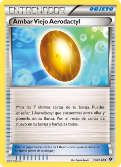 Ámbar Viejo Aerodactyl