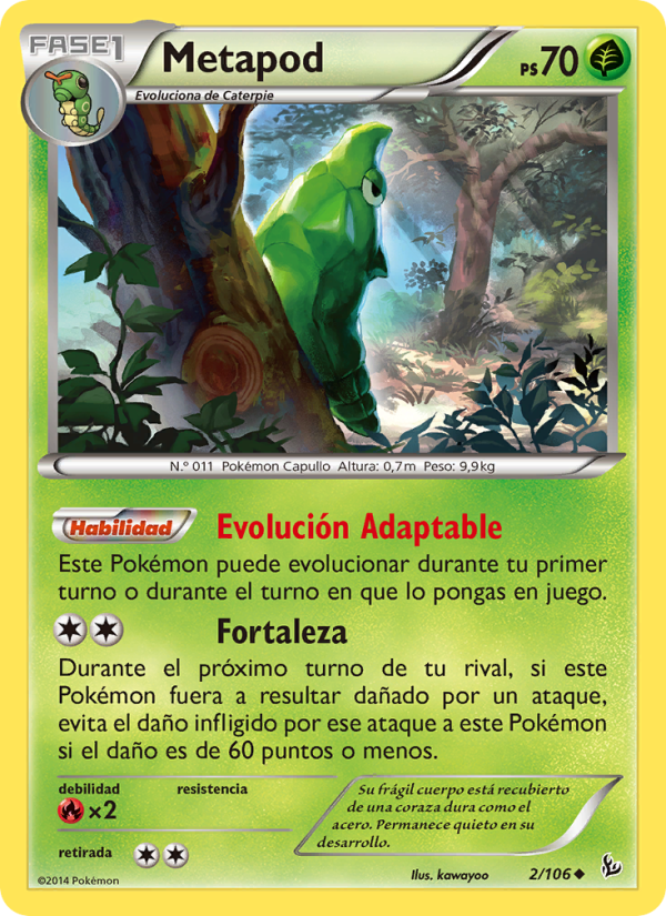Metapod from Destellos de Fuego