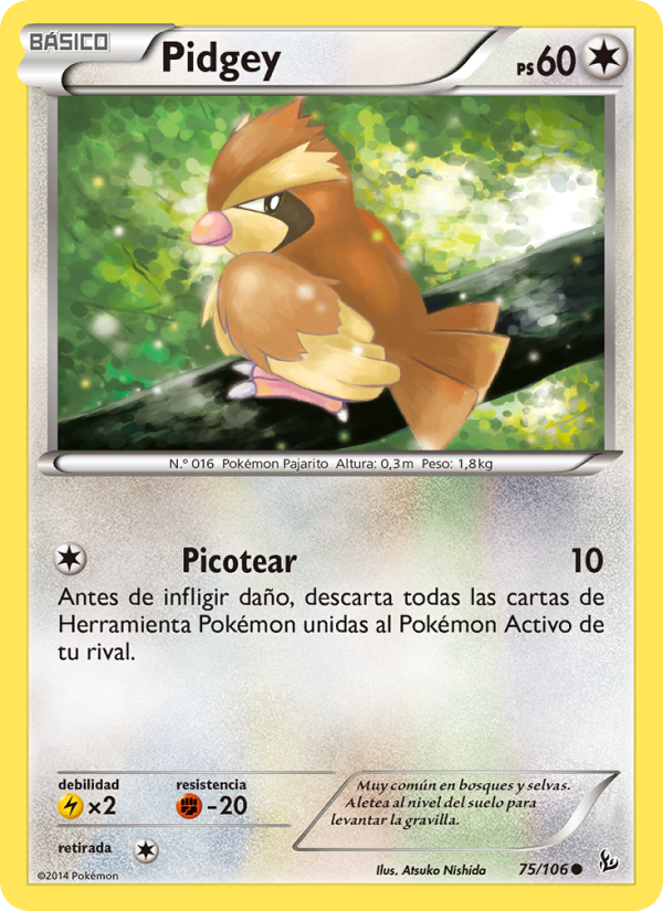Pidgey from Destellos de Fuego
