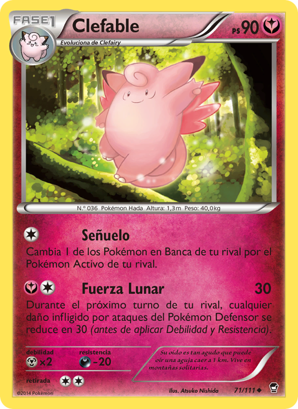 Clefable from Puños Furiosos