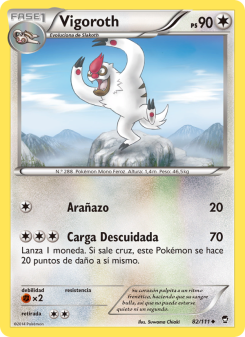 Vigoroth from Puños Furiosos