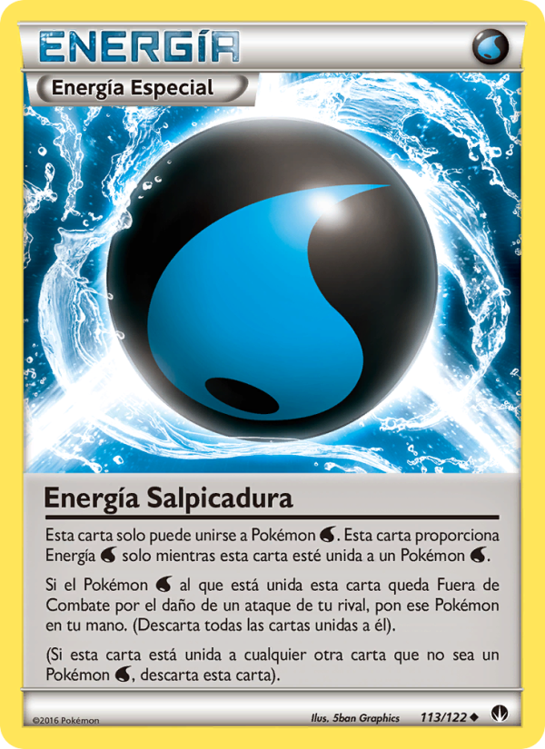 Energía Salpicadura