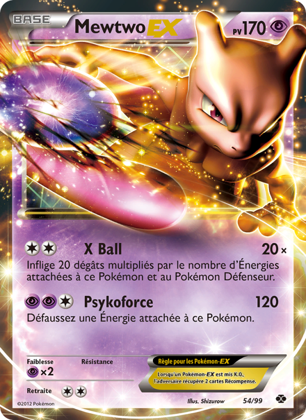 Mewtwo-EX from Destinées Futures