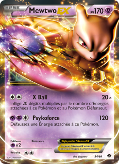 Mewtwo-EX from Destinées Futures