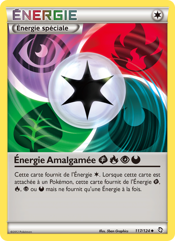 Énergie Amalgamée GrassFirePsychicDarkness