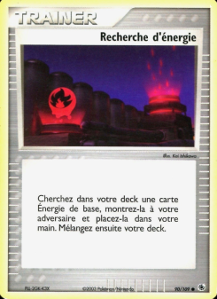 Recherche d'énergie
