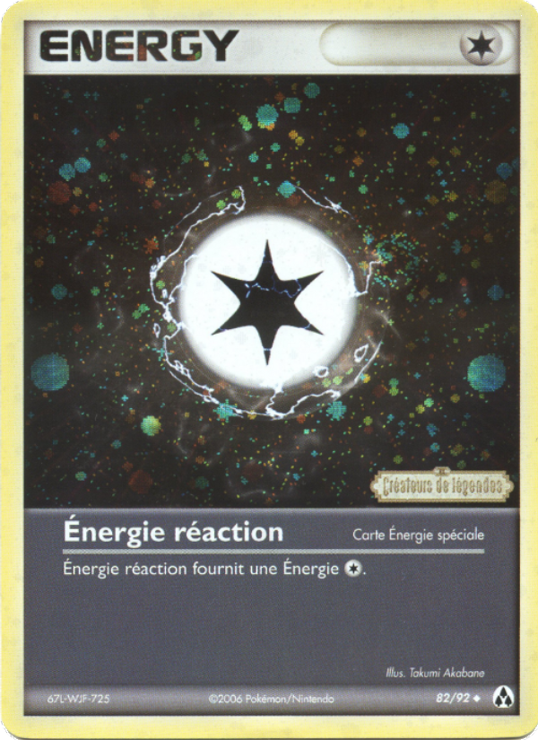 Énergie réaction