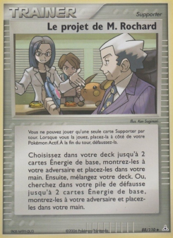 Le projet de M. Rochard