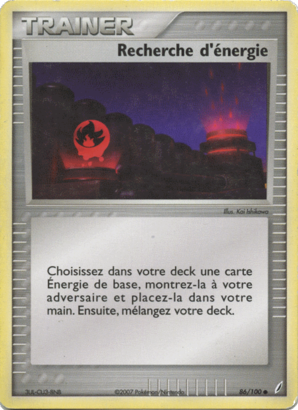 Recherche d'énergie