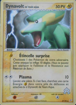 Dynavolt de Team Aqua