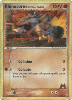 Rhinocorne de Team Magma