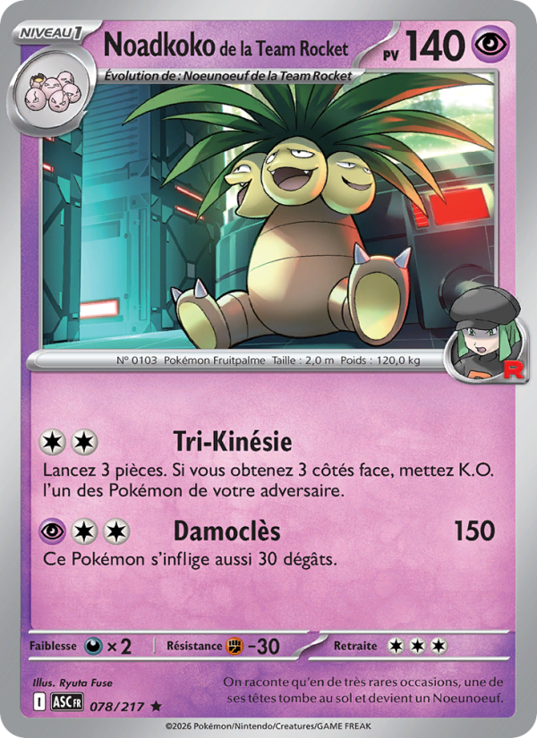Noadkoko de la Team Rocket