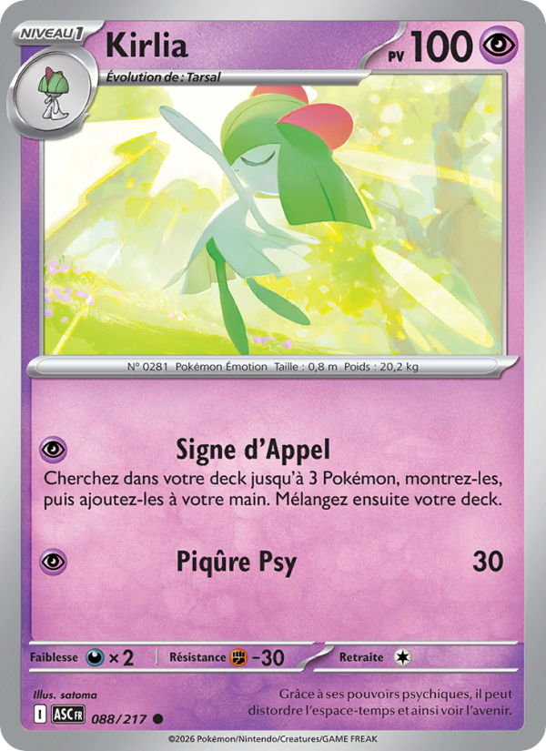 Kirlia from Héros Transcendants