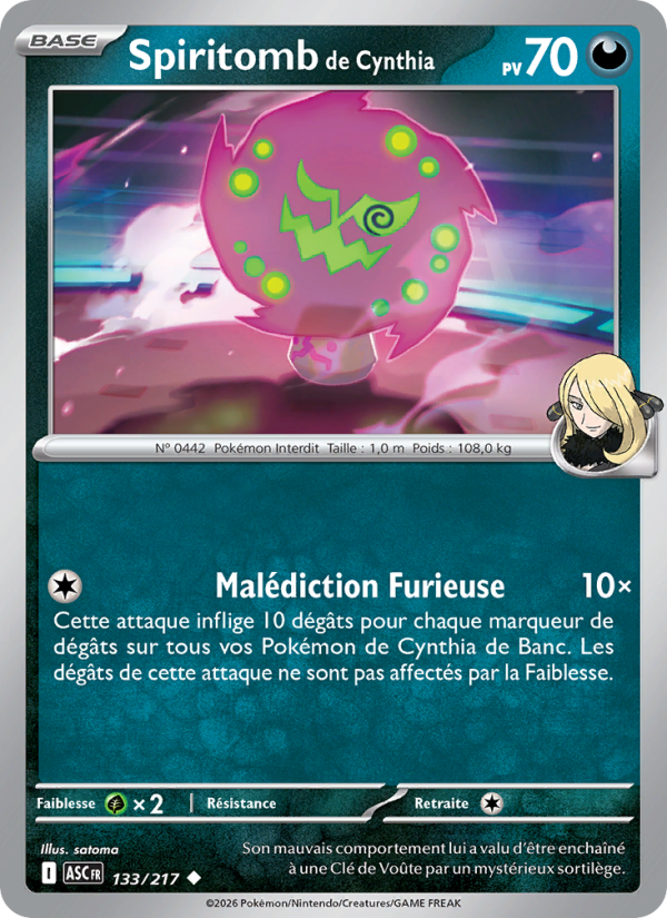 Spiritomb de Cynthia from Héros Transcendants