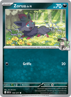 Zorua de N from Héros Transcendants