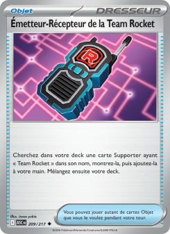 Émetteur-Récepteur de la Team Rocket from Héros Transcendants