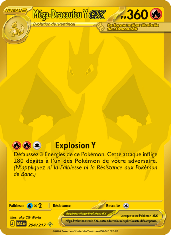 Méga-Dracaufeu Y-ex