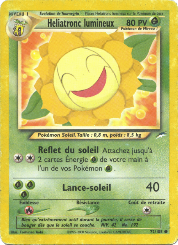 Heliatronc lumineux