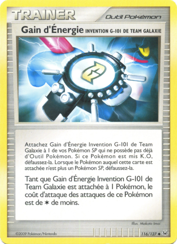 Gain d'Énergie Invention G-101 de Team Galaxie