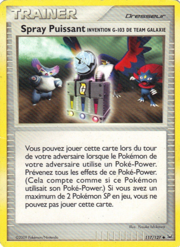 Spray Puissant Invention G-103 de Team Galaxie