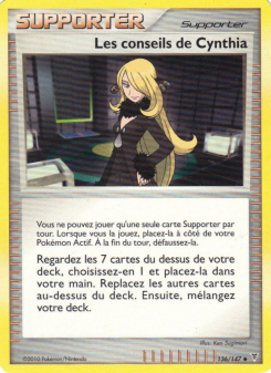 Les conseils de Cynthia