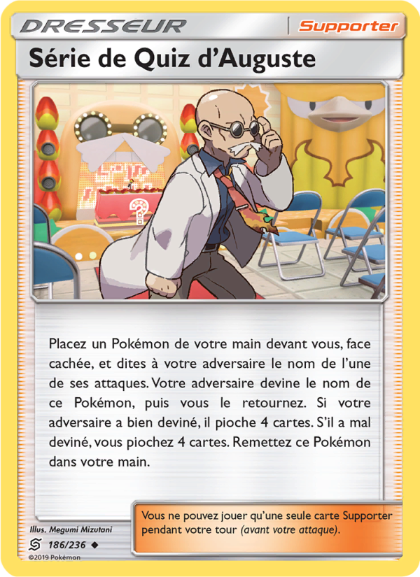Série de Quiz d’Auguste