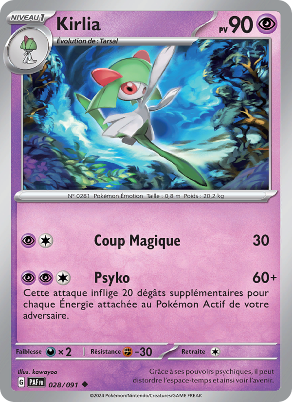 Kirlia from Destinées de Paldea
