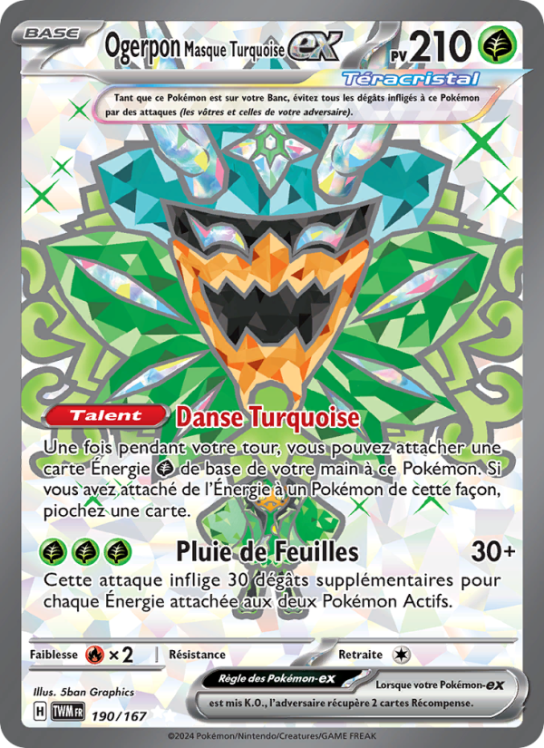 Ogerpon Masque Turquoise-ex