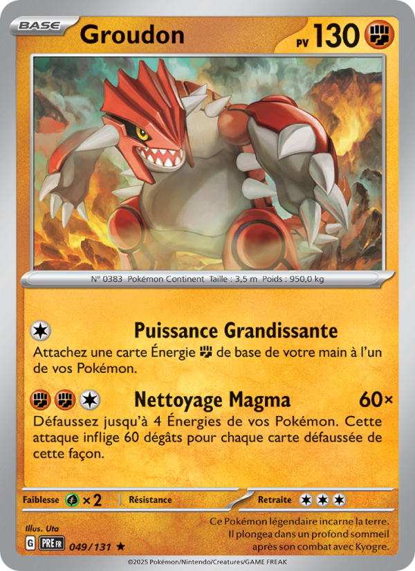 Groudon from Évolutions Prismatiques