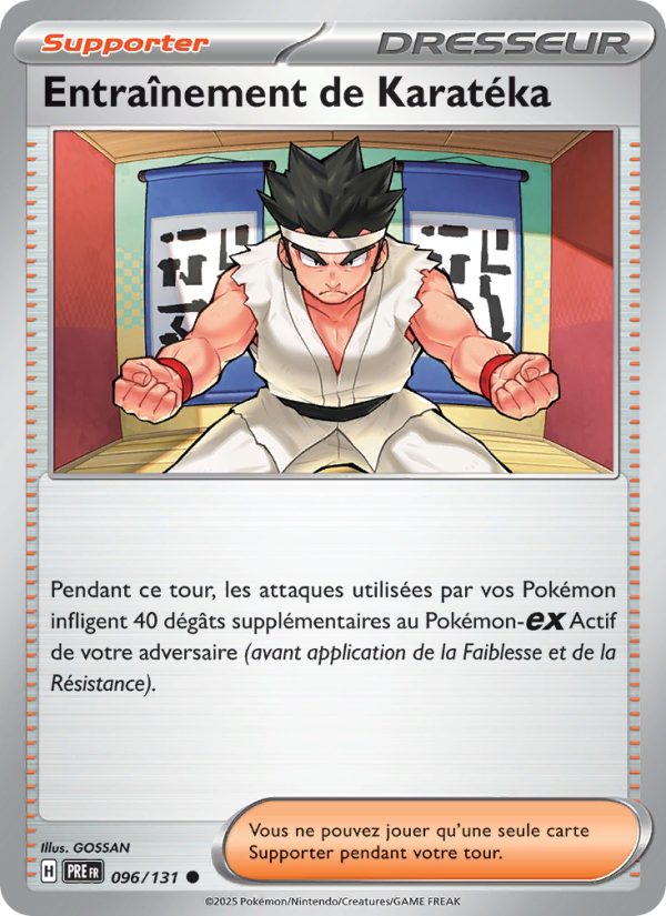Entraînement de Karatéka