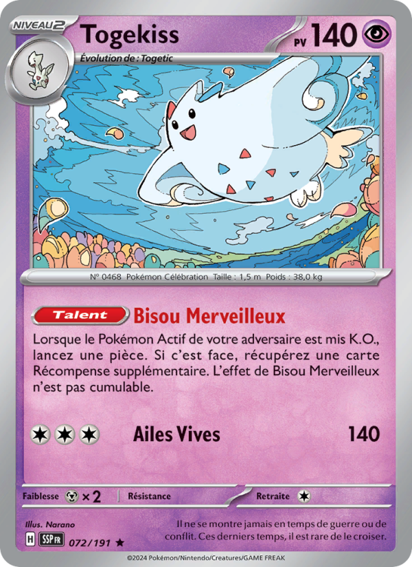 Togekiss from Étincelles Déferlantes