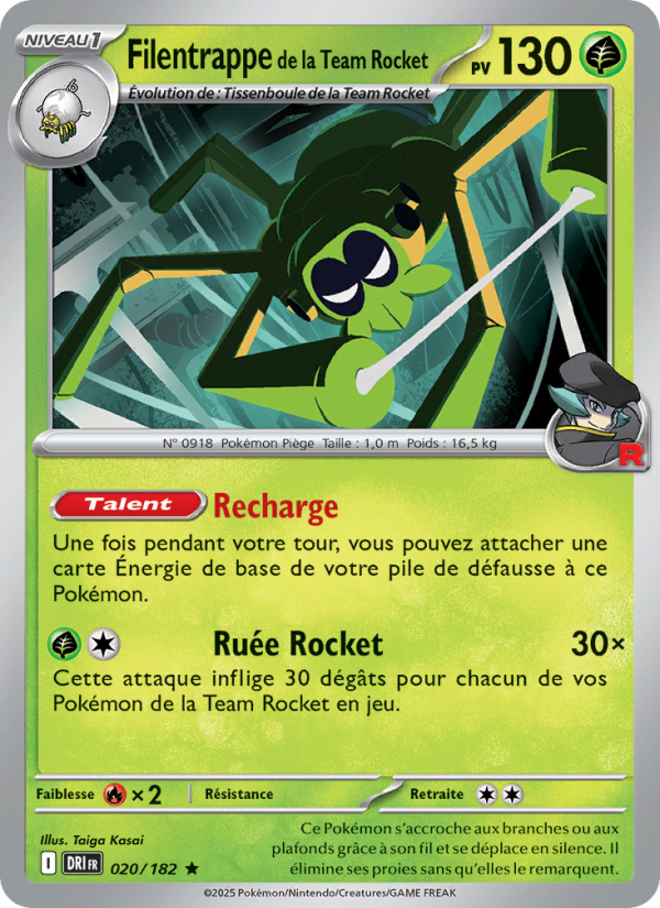 Filentrappe de la Team Rocket from Rivalités Destinées