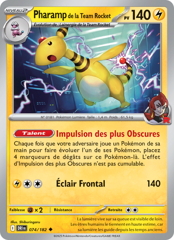 Pharamp de la Team Rocket