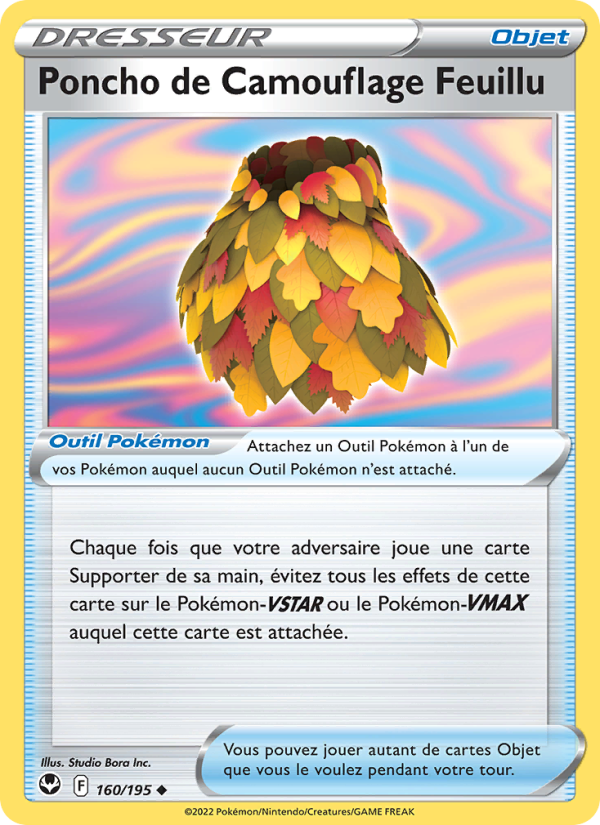 Poncho de Camouflage Feuillu