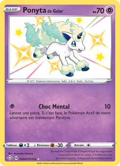 Ponyta de Galar from Destinées Radieuses