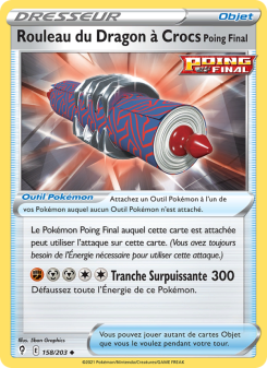 Rouleau du Dragon à Crocs Poing Final