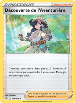 Découverte de l'Aventurière