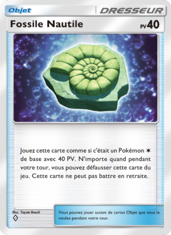 Fossile Nautile
